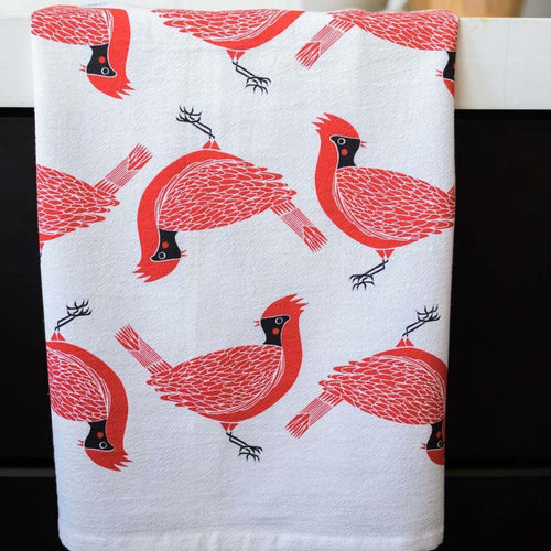 Cardinal Tea Towel - Gingiber