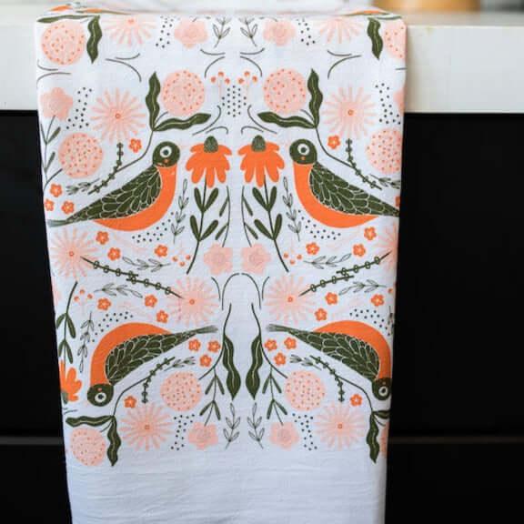 Robin Tea Towel - Gingiber