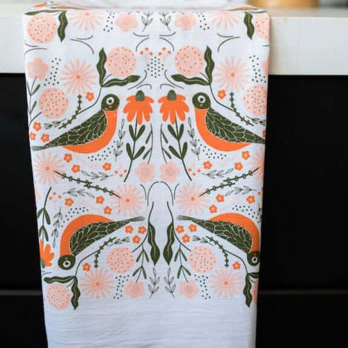 Robin Tea Towel - Gingiber