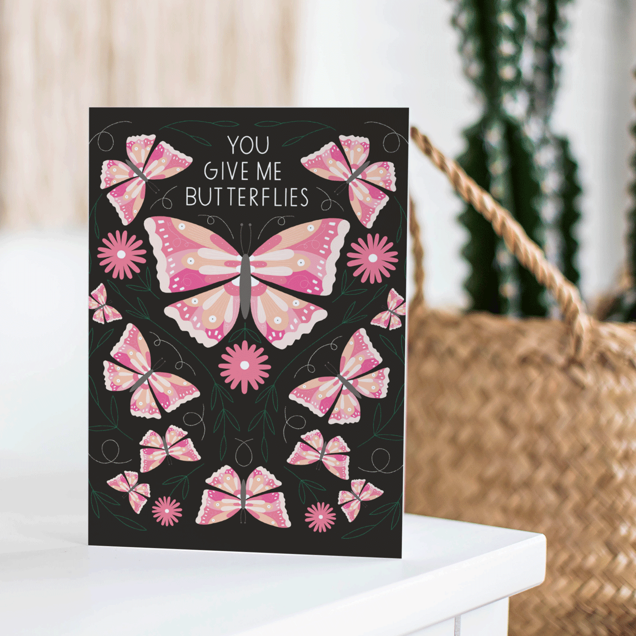 Give Me Butterflies Card