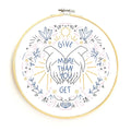 Give More Than You Get Embroidery Pattern - PDF - Gingiber
