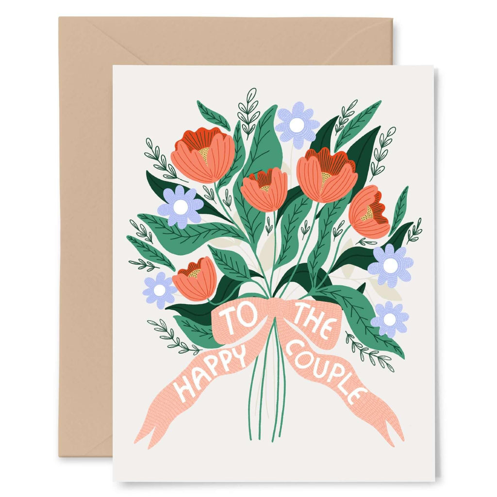 Happy Couple Bouquet Card - Gingiber
