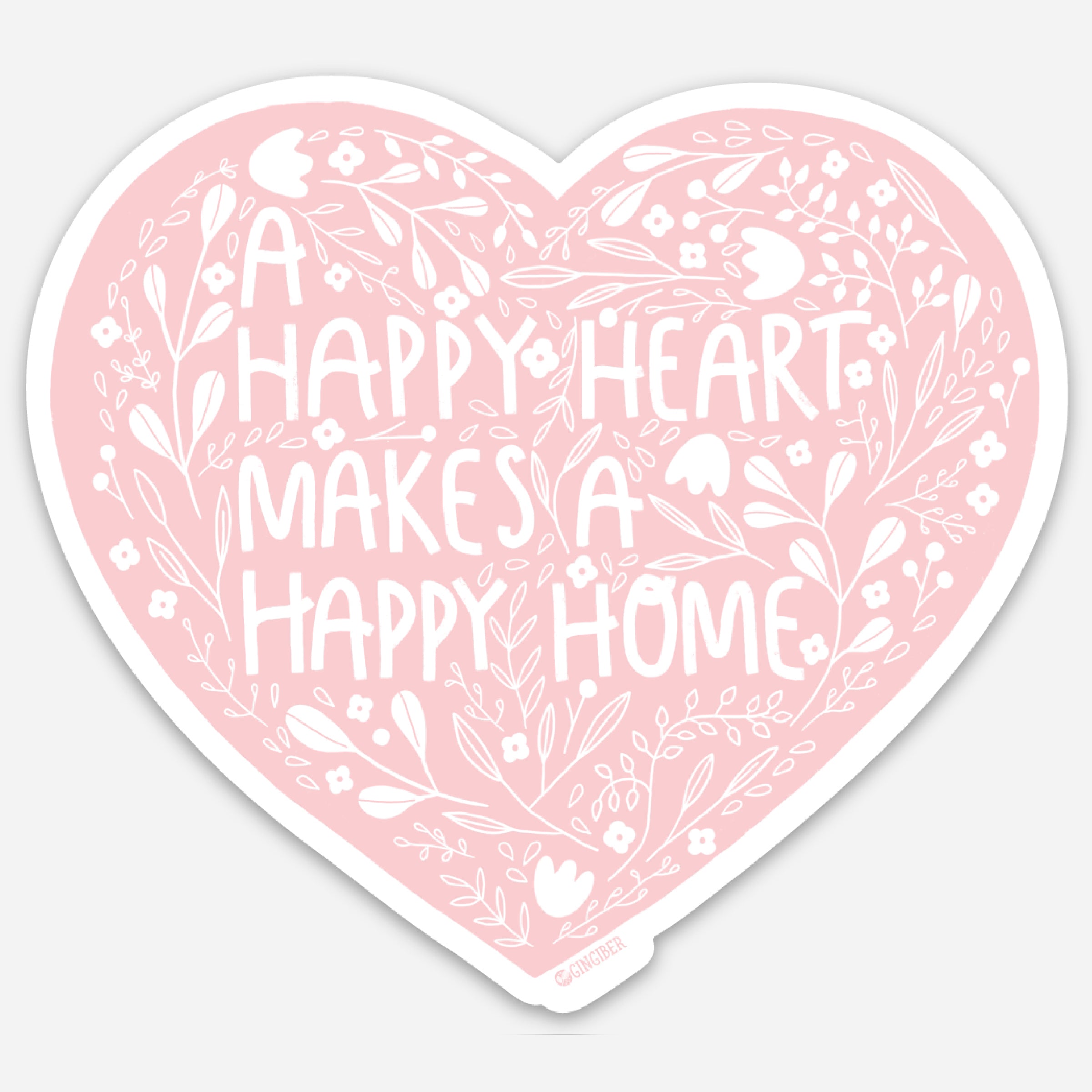Sticker Sheet Happy Heart