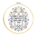 Humblest Task Embroidery Pattern - PDF - Gingiber