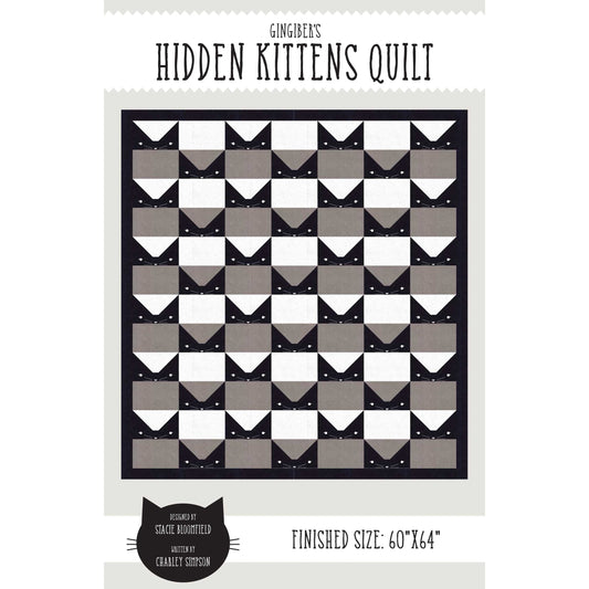 Hidden Kittens Quilt Pattern - PDF