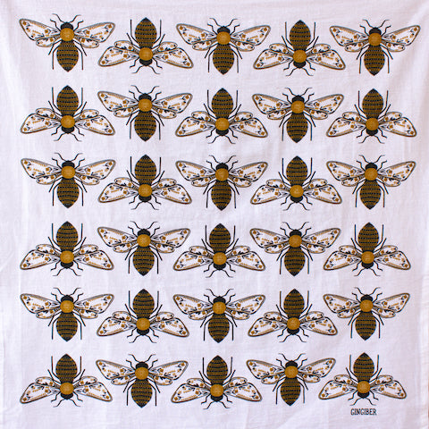 Gingiber Bee Tea Towel