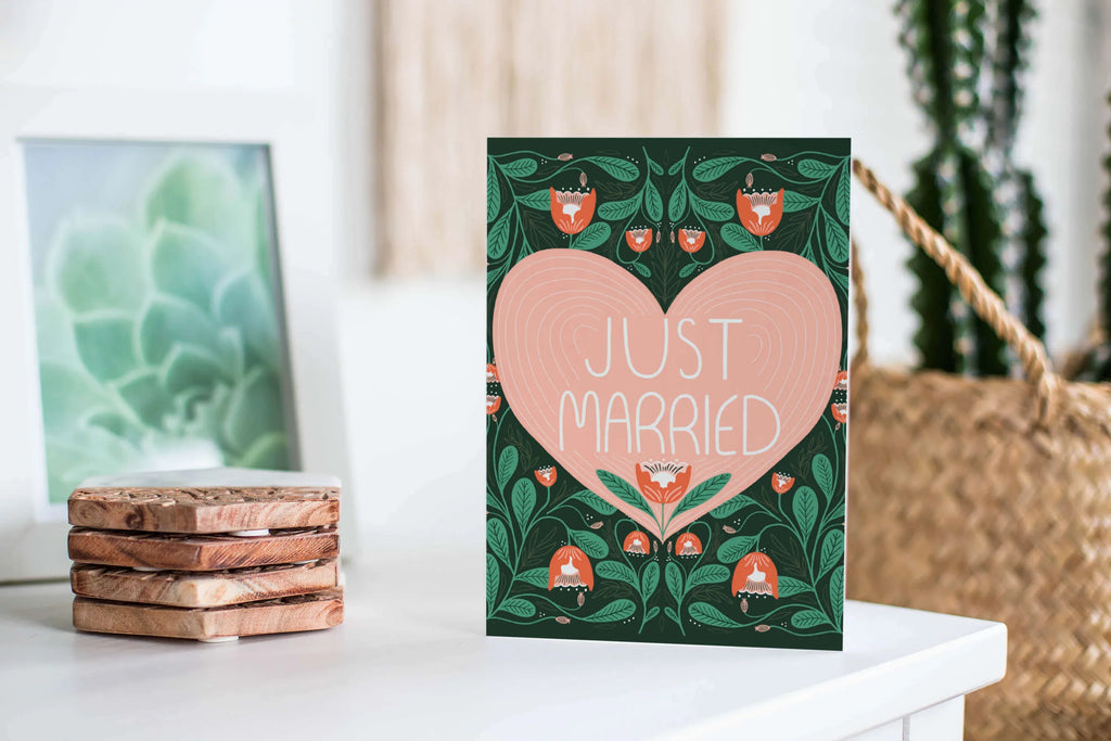 Just Married Card - Gingiber