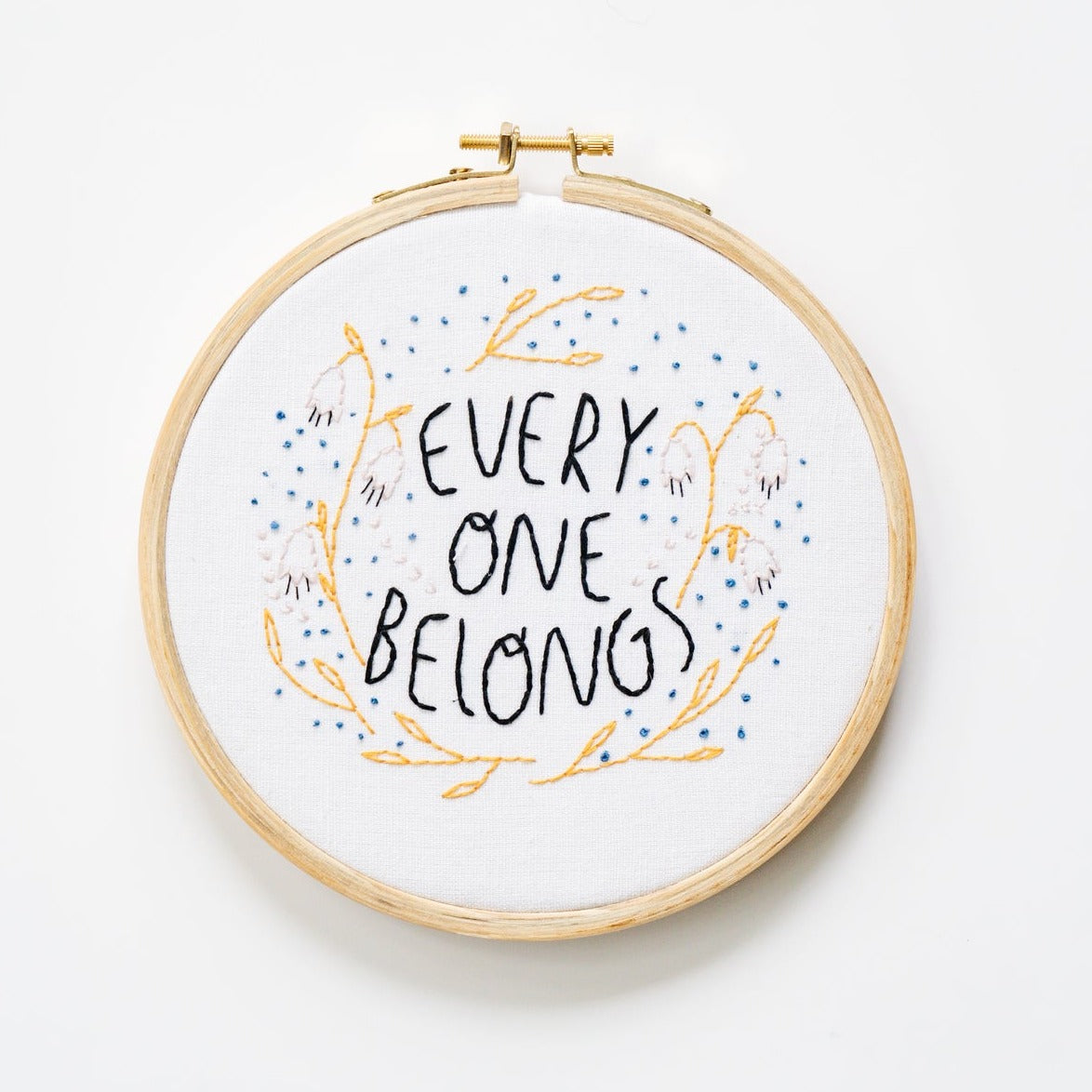 Everyone Belongs Embroidery Pattern - PDF