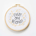 Everyone Belongs Embroidery Pattern - PDF - Gingiber