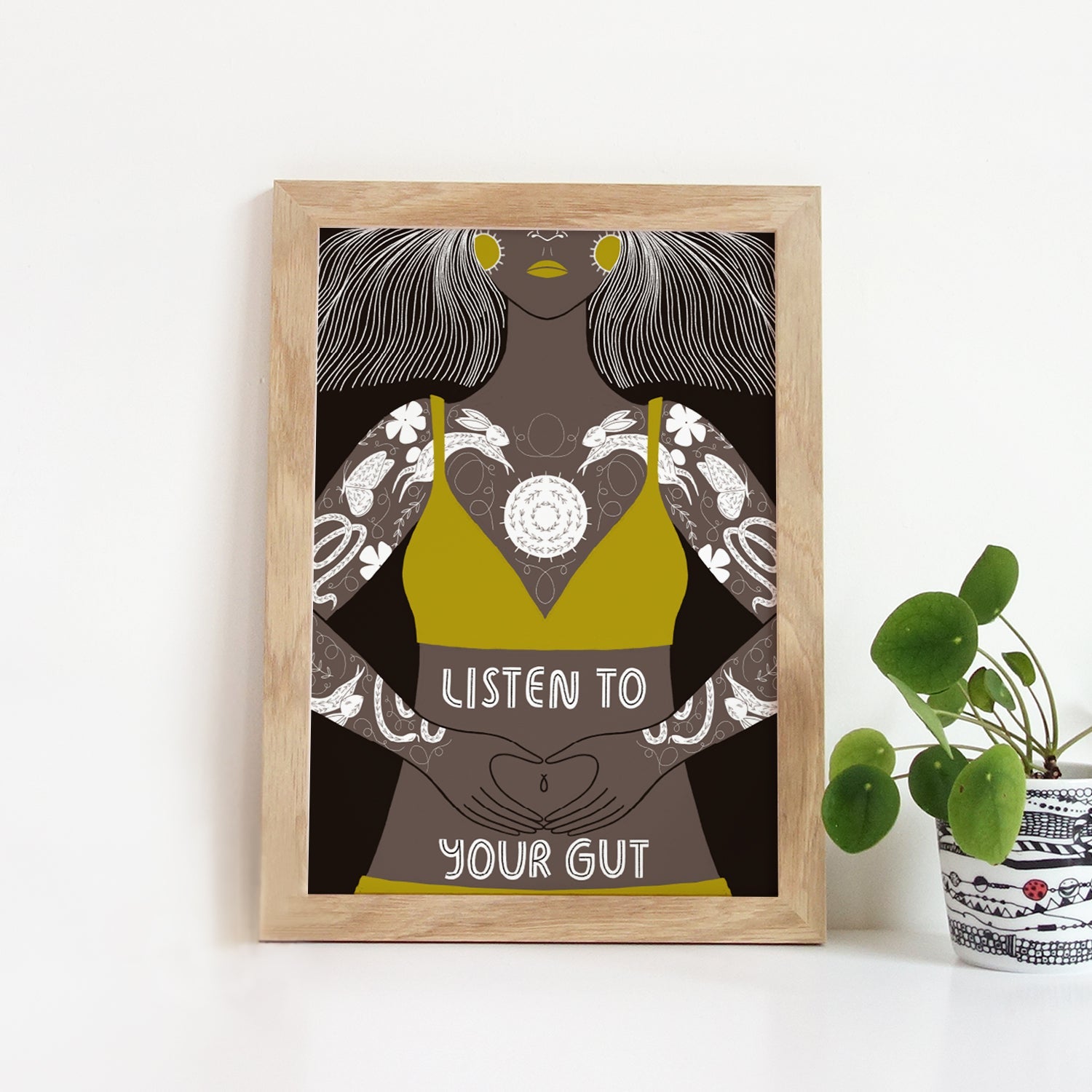 Listen to Your Gut Print