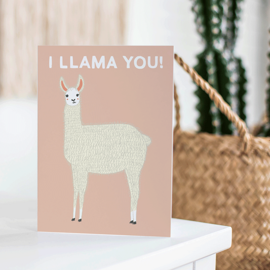 I Llama You Card