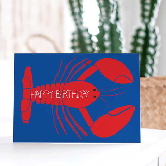 Lobster Birthday Card