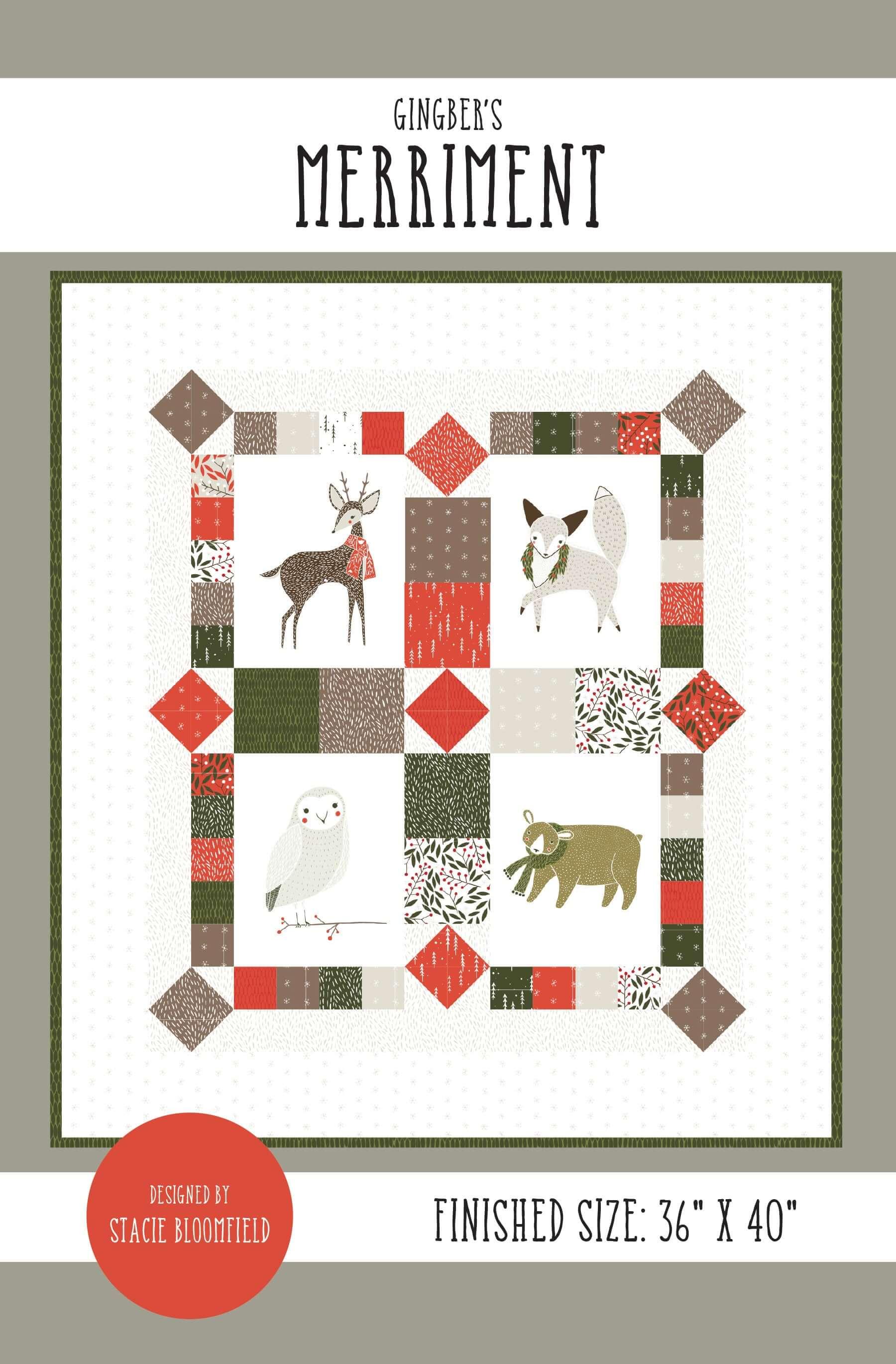 Merriment Quilt Pattern - PDF - Gingiber