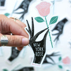 New York State Flower Sticker - Gingiber