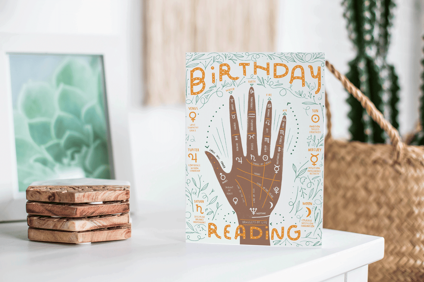 Palm Birthday Card