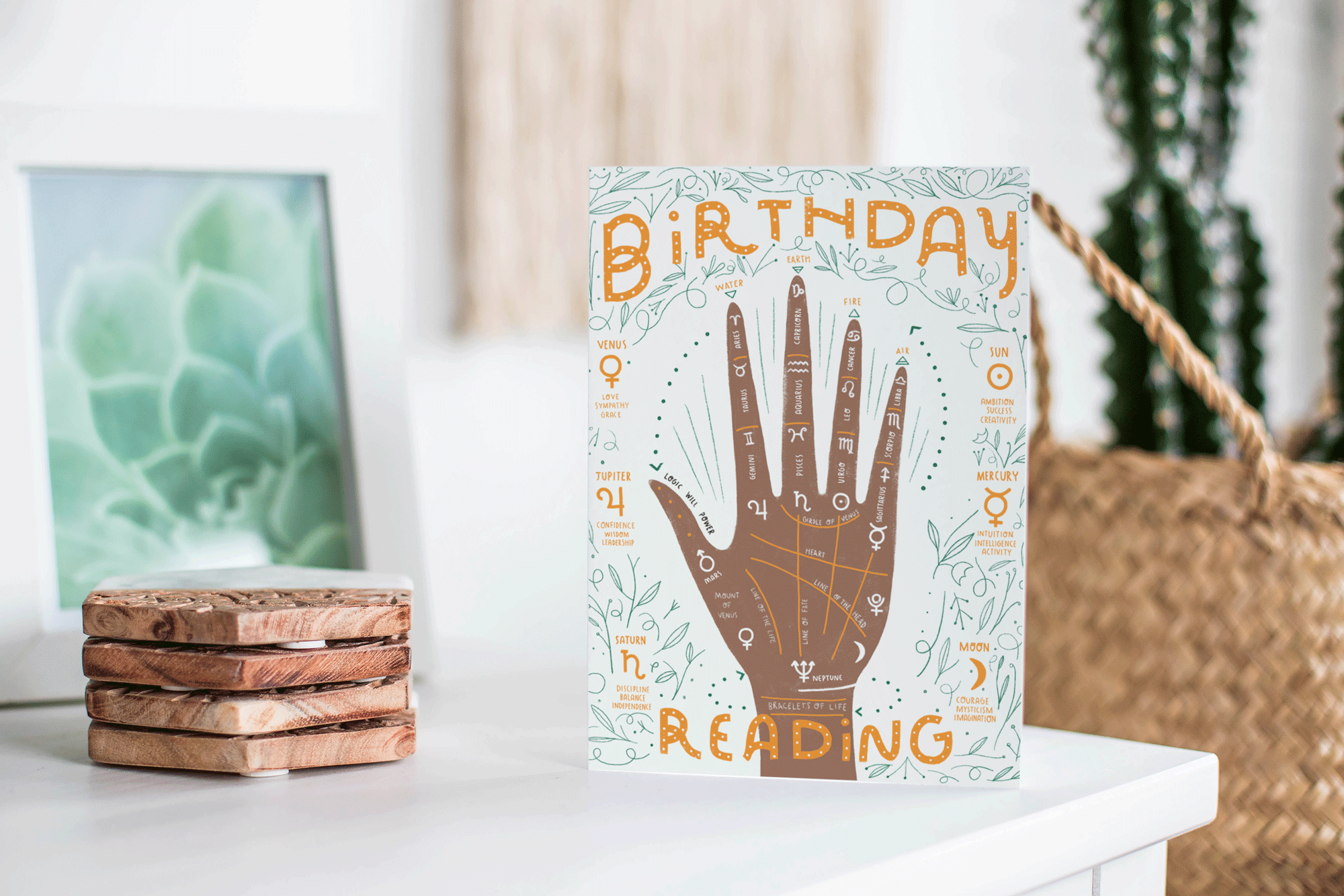 Palm Birthday Card