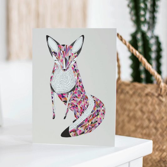 Quilted Fox Card