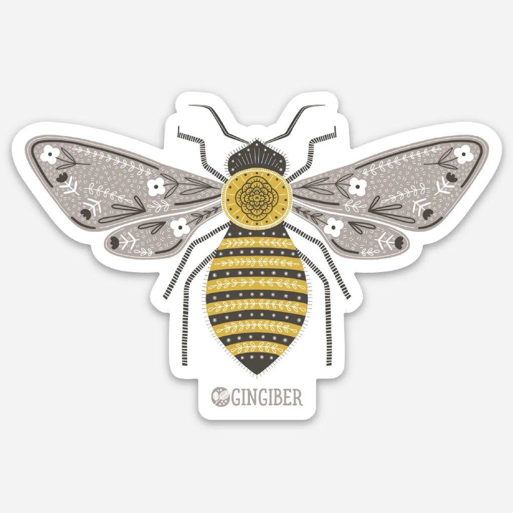 Bumble Bee Sticker - Gingiber