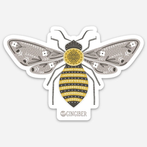 Bumble Bee Sticker - Gingiber