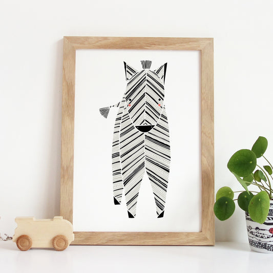 Safari Zebra Print
