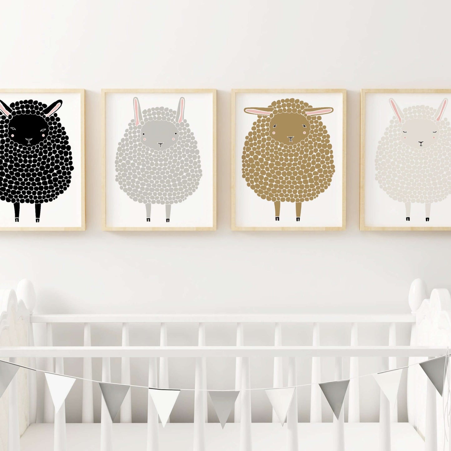 4 Sheep Print Bundle