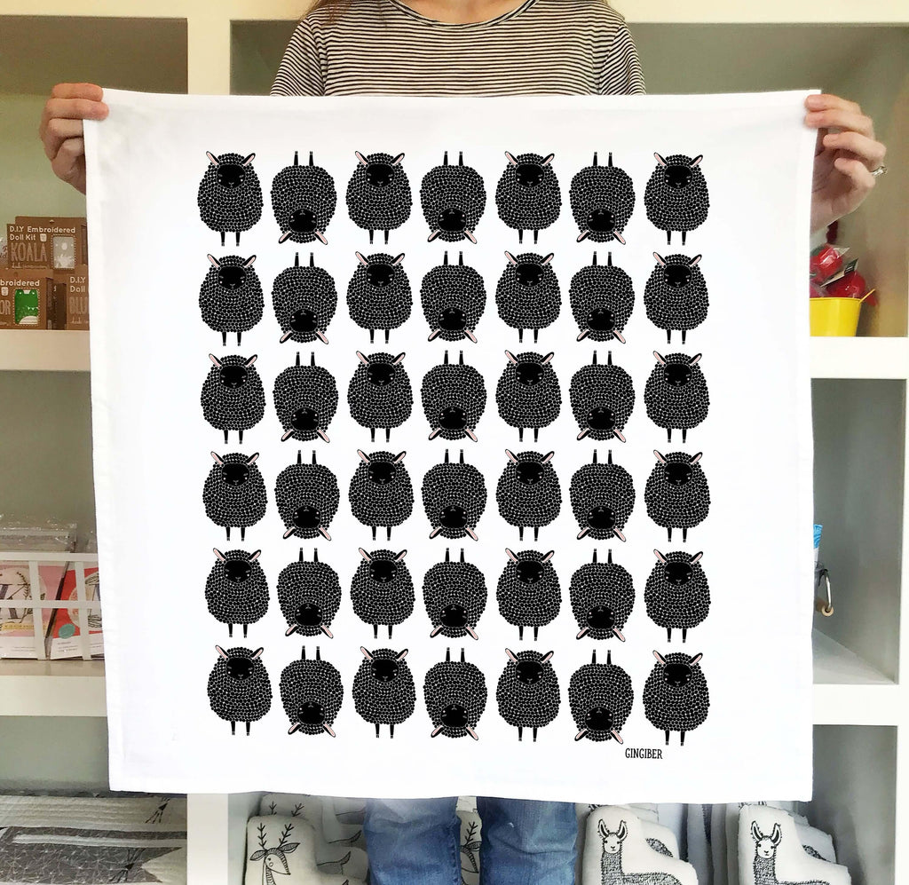 Sheep Tea Towel - Gingiber
