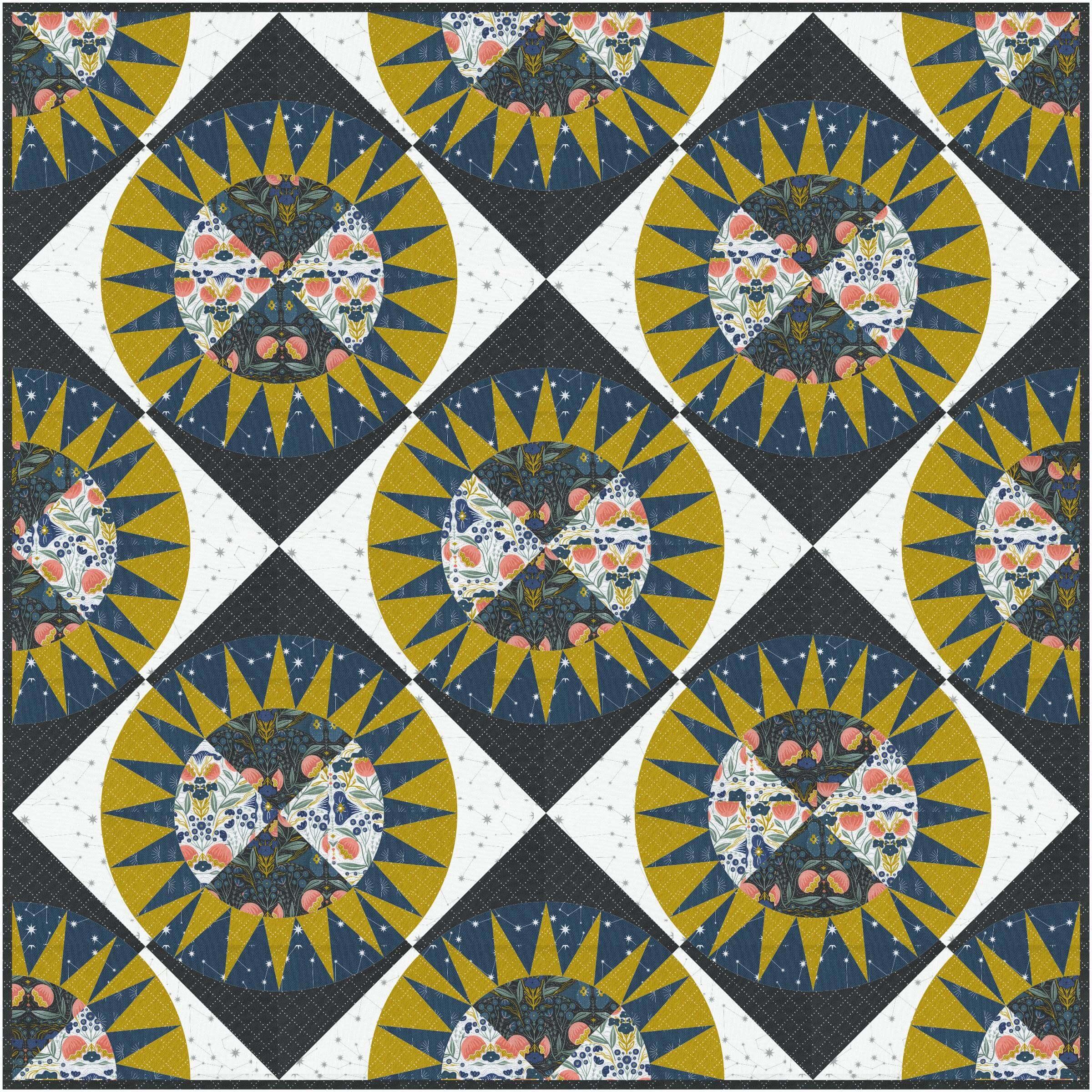 Sun Rise, Sun Down Quilt Pattern - PDF - Gingiber