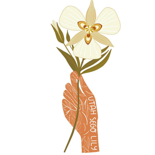 Utah State Flower Sticker