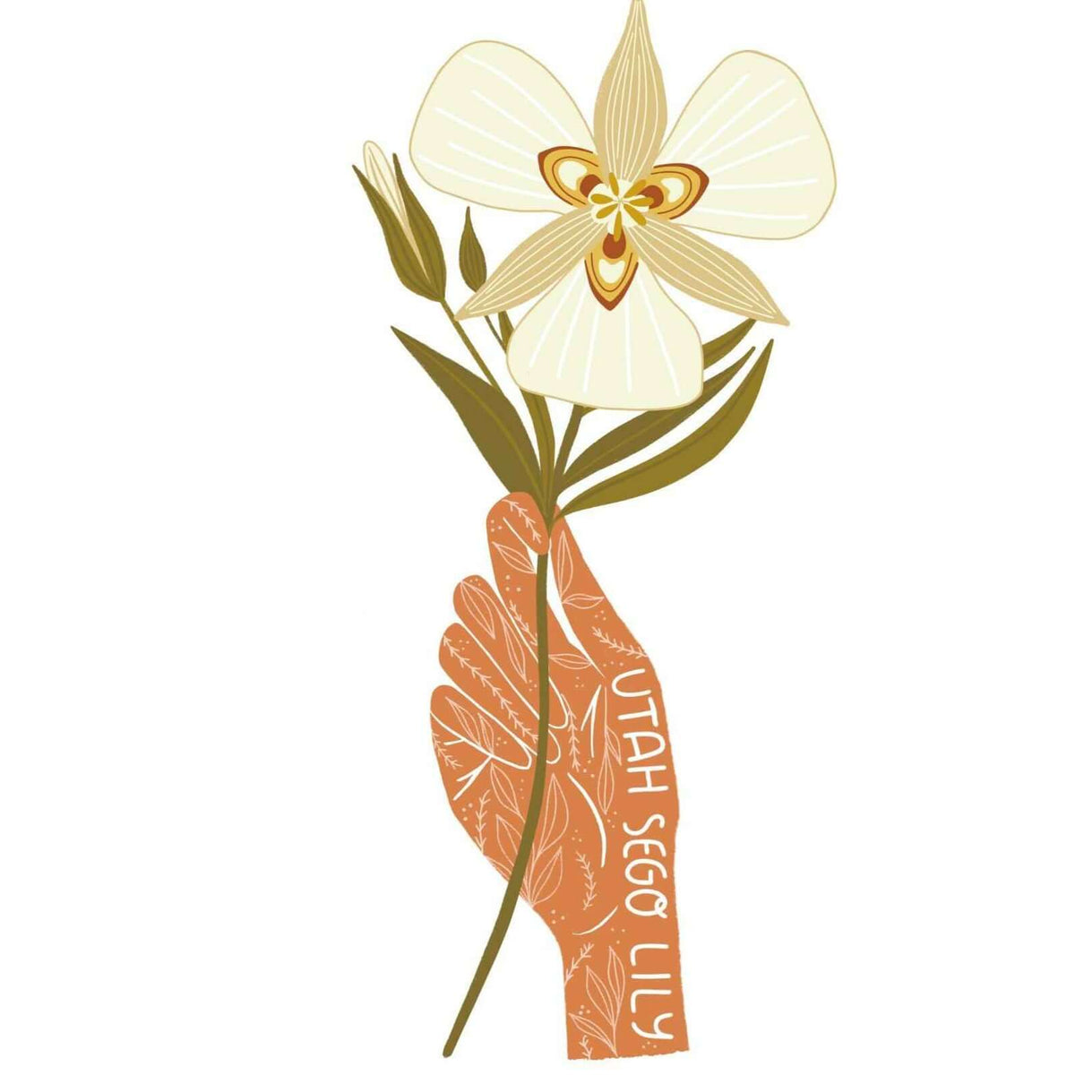 Utah State Flower Sticker