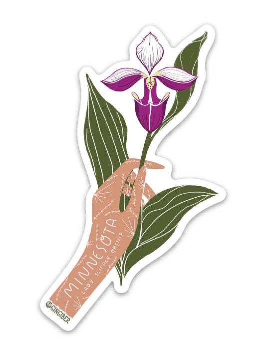 Minnesota State Flower Sticker