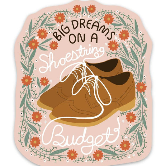 Shoestring Budget Sticker
