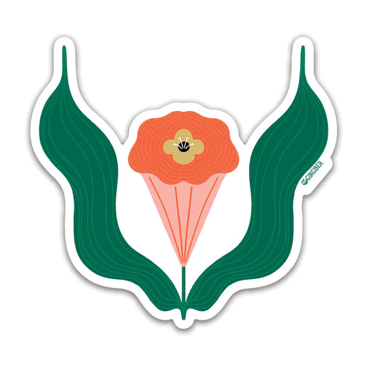 Trumpet Flower Sticker
