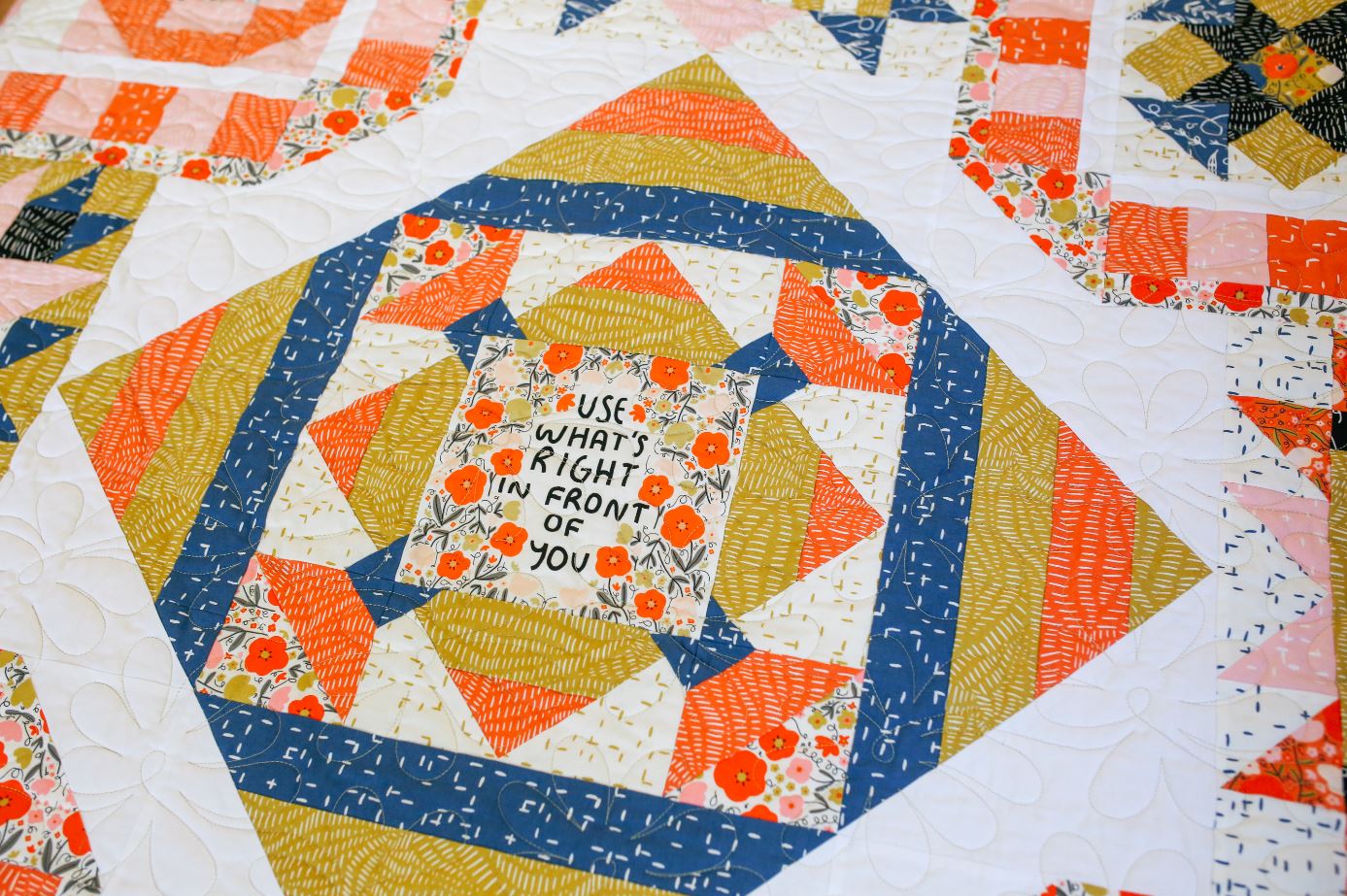 Words To Live By Quilt Pattern