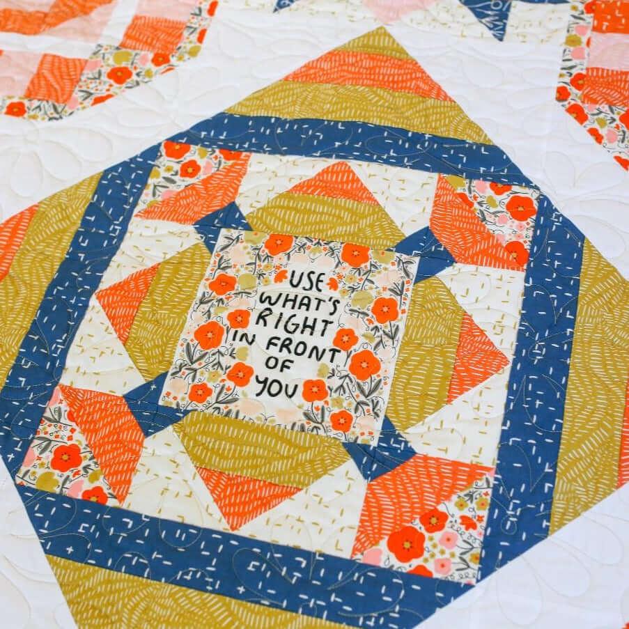 Words to Live By Quilt Pattern - PDF - Gingiber